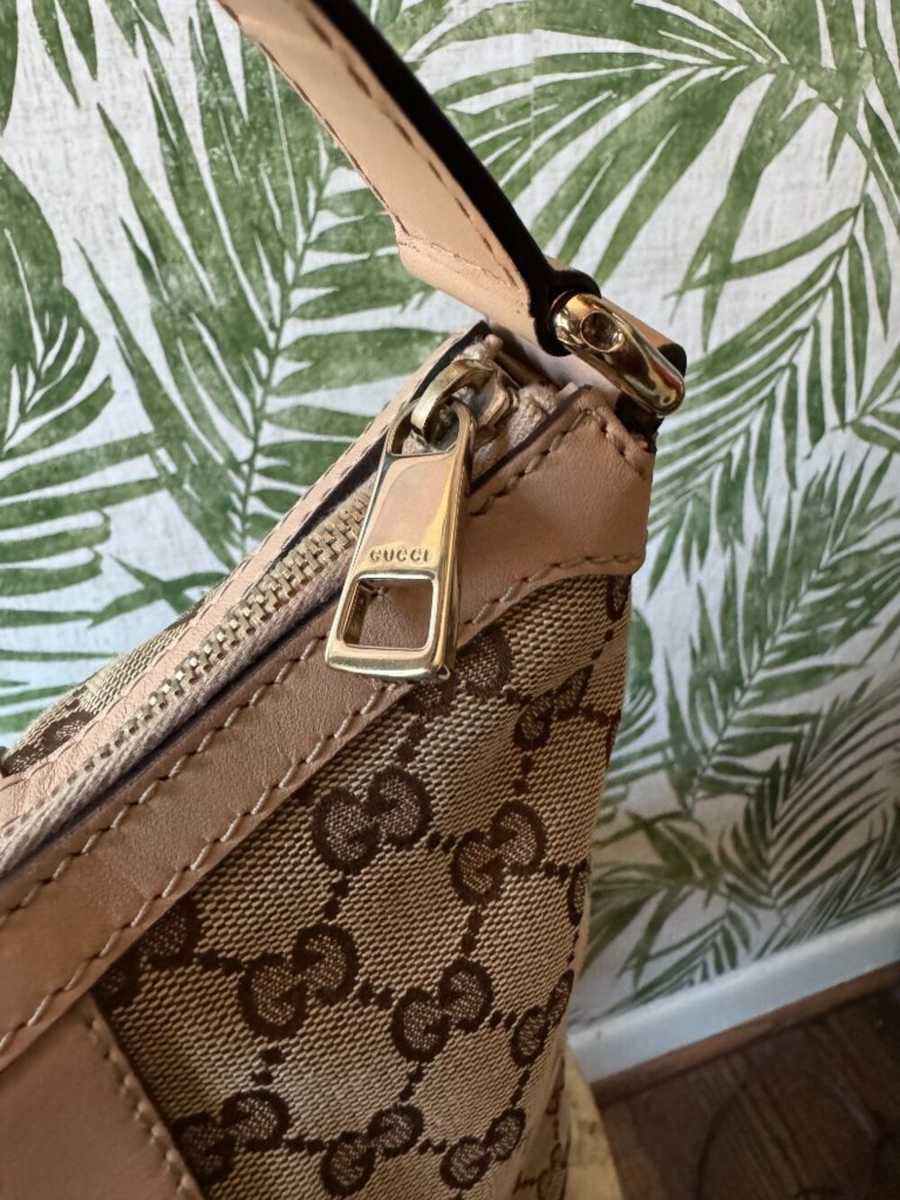 Vintage Gucci GG Canvas Web Stripe Hobo Shoulder Bag - Picture 7 of 14